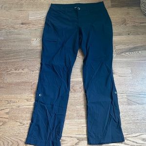Eddie Bauer Guide Pro Pants Convertible Rollup size 10 black.